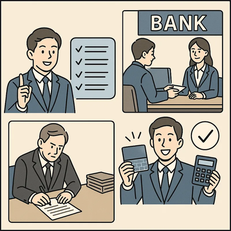 법인통장 개설 준비서류와 거래목적 확인