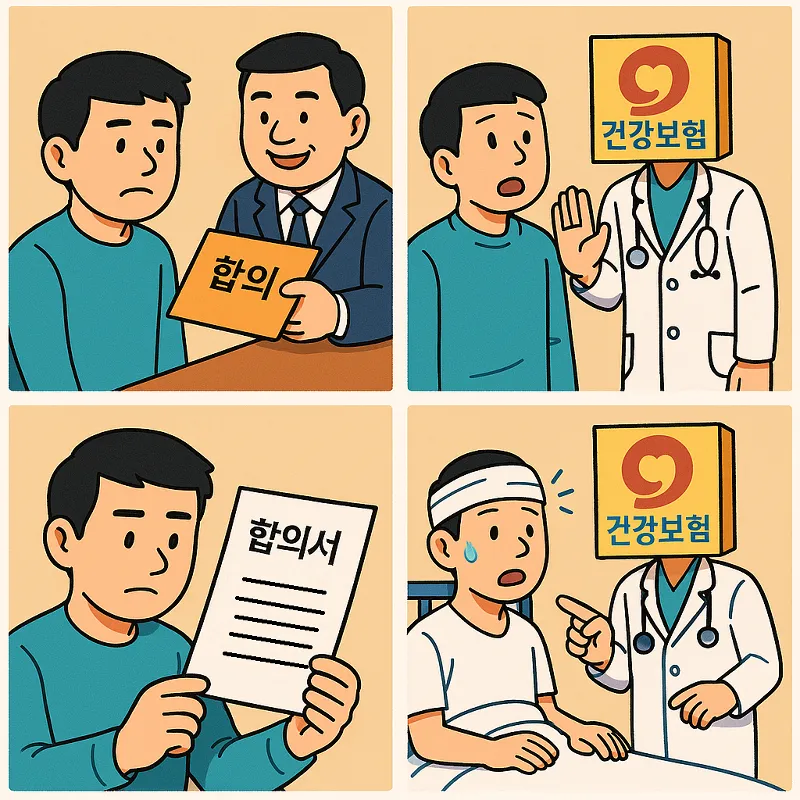 폭행 합의 뒤 건강보험공단 구상금·부당이득 대응